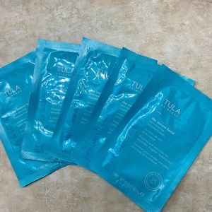 New Tula The Instant Facial Skin Reviving Treatment Pad Face 0.21oz 6g (5 pk)